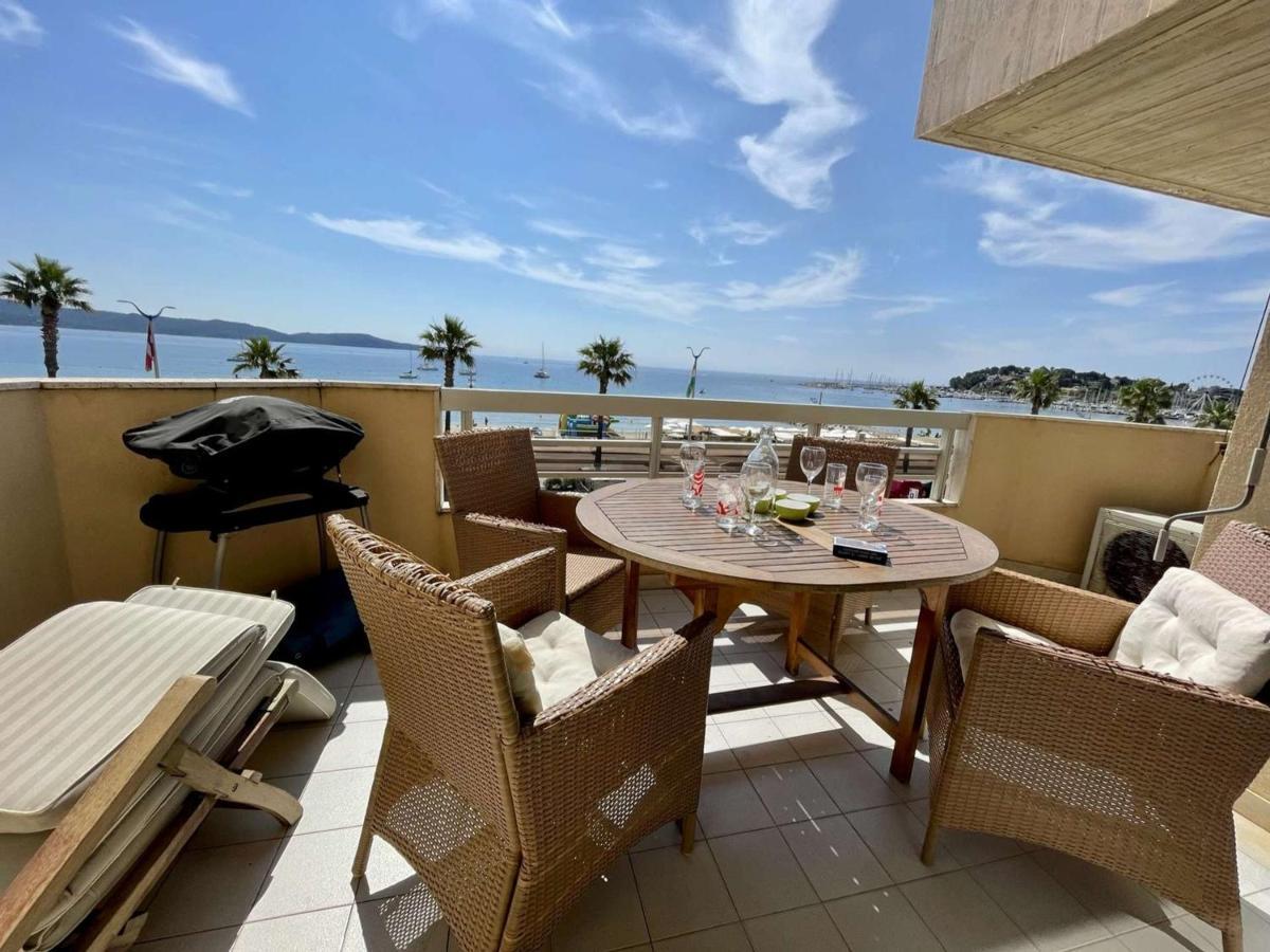 Superbe Apt 2P Front De Mer Pour 4 Pers Avec Terrasse - Cavalaire-Sur-Mer - Fr-1-226B-162 Esterno foto